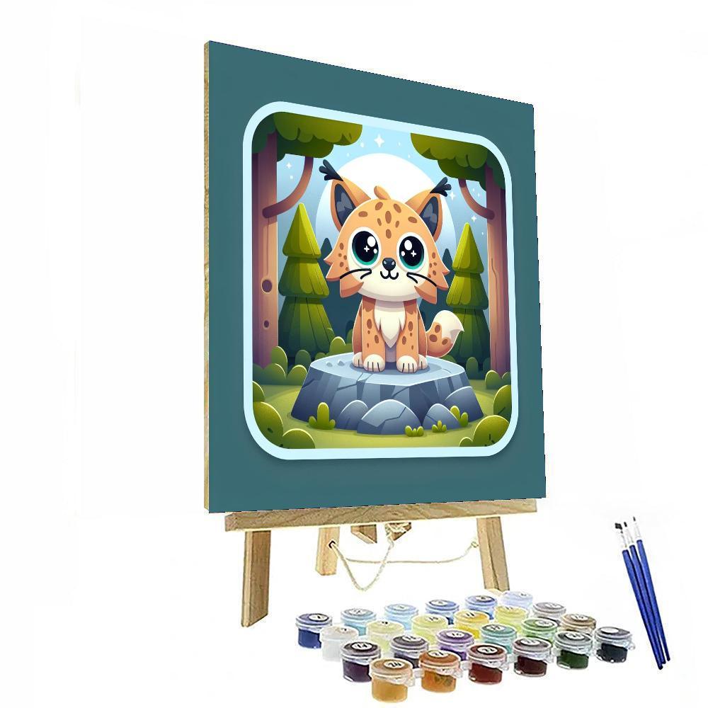 Laughing Lynx Painting By Numbers Kit