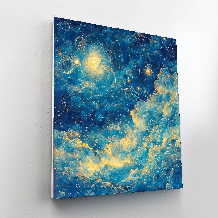 Alphonse Mucha Inspired Mystic Night  Paint By Numbers Kits