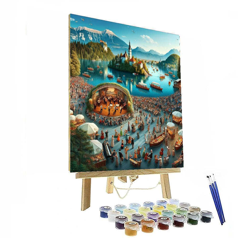 Bled Island Festival - Slovenia Paint By Color