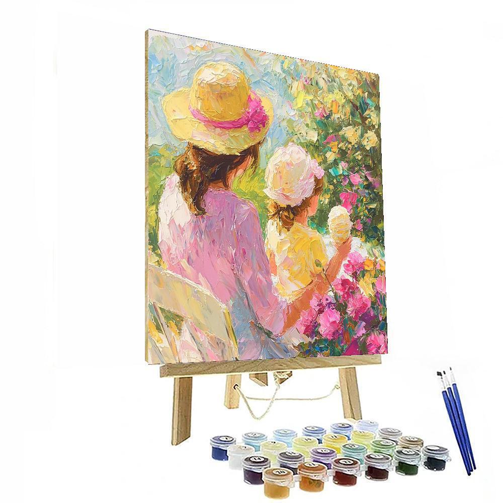 Sweet Moments In Time Number Painting