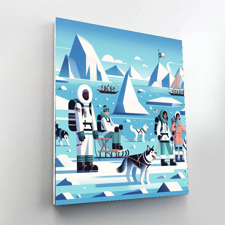 Arctic Wonders Adventure Painting Number Kit