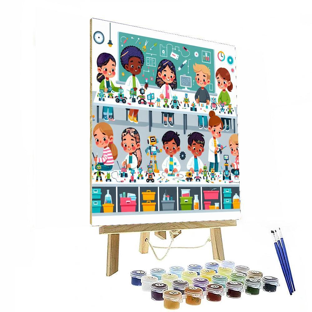 Robot Innovation Lab Painting Number Kit