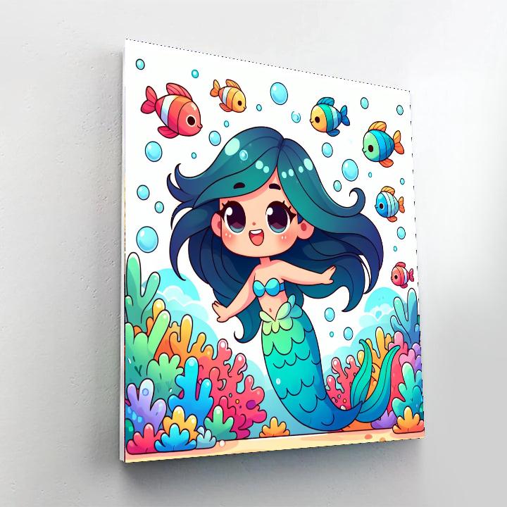 Undersea Mermaid Dreams Paint By Numbers Kits