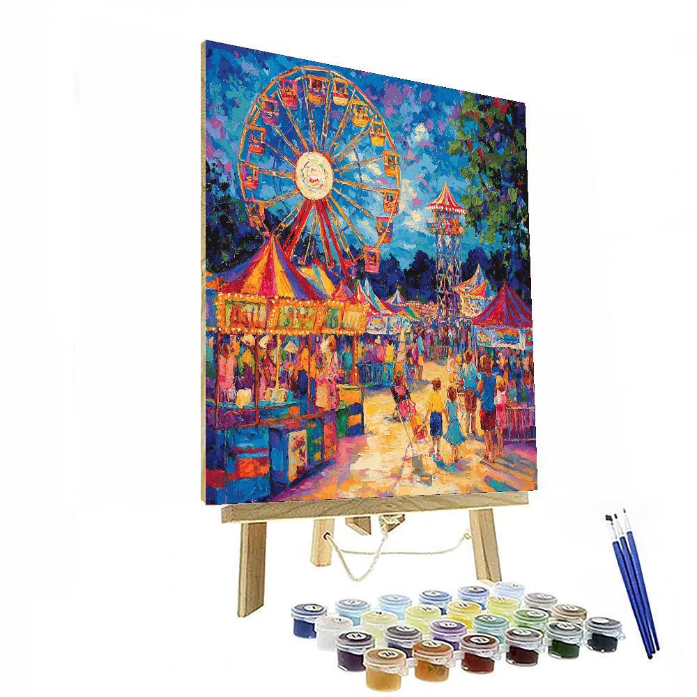 An Afternoon At The Fair Paint By Numbers Kits