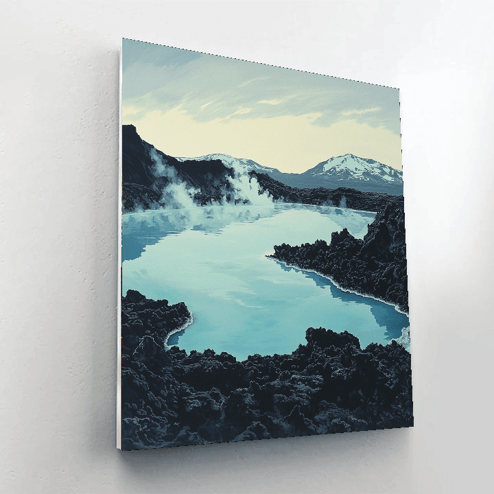 Blue Lagoon - Iceland DIY Paint By Numbers