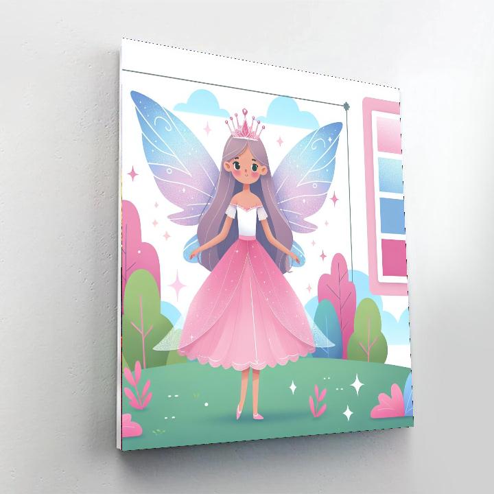 Ethereal Fairy Princess Paint By Numbers Art