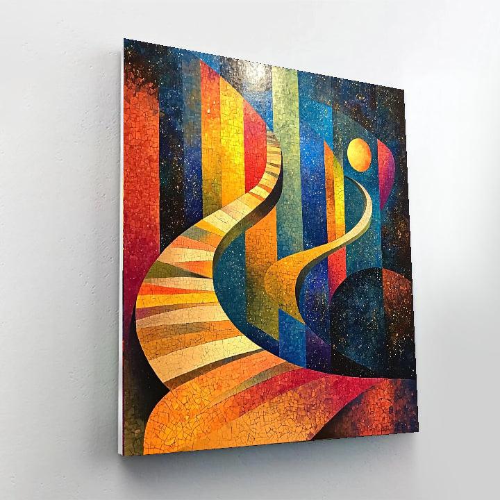 Joan Miró Inspired Sculpted Shadows  Paint By Color