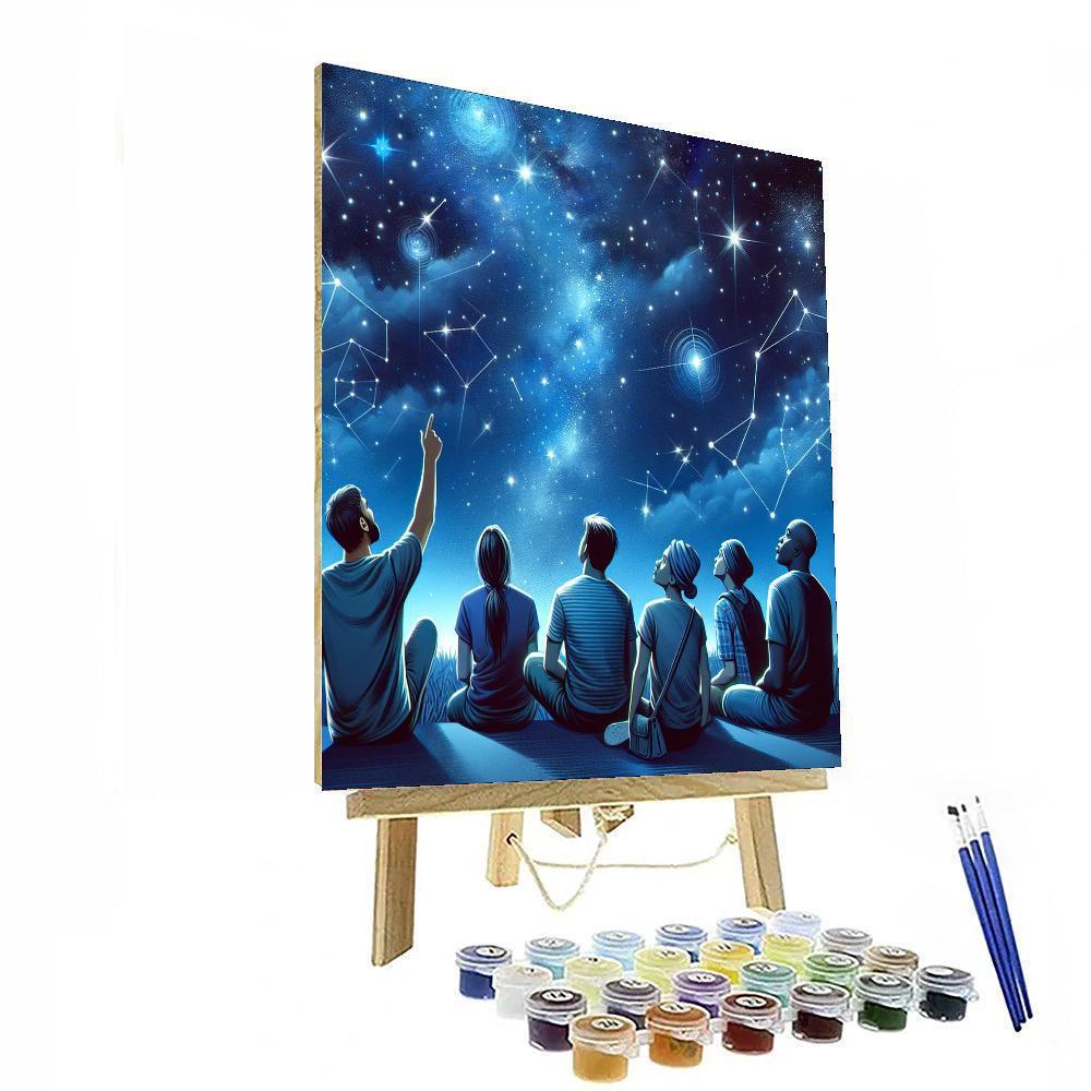 Celestial Star Gazing - DIY Painting By Numbers Kit – Artistry Rack