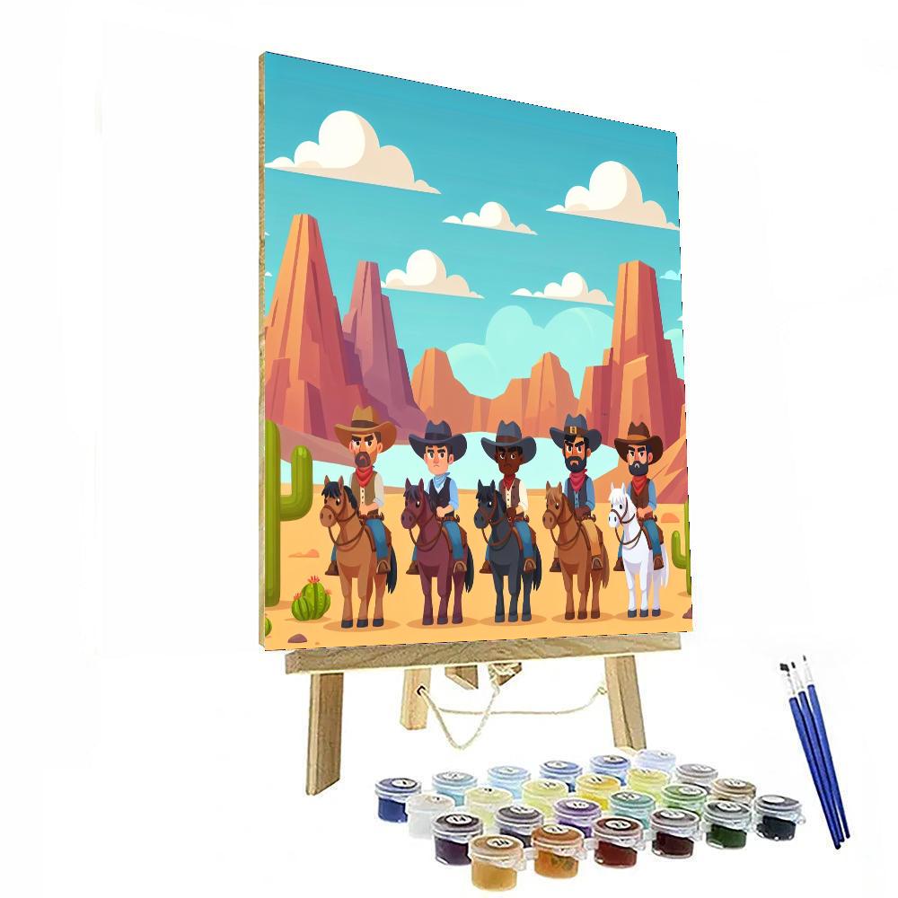 Tales From The Wild West Paint By Color