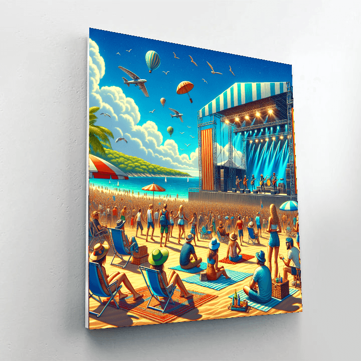 Festival Of The Sun - Australia Number Painting