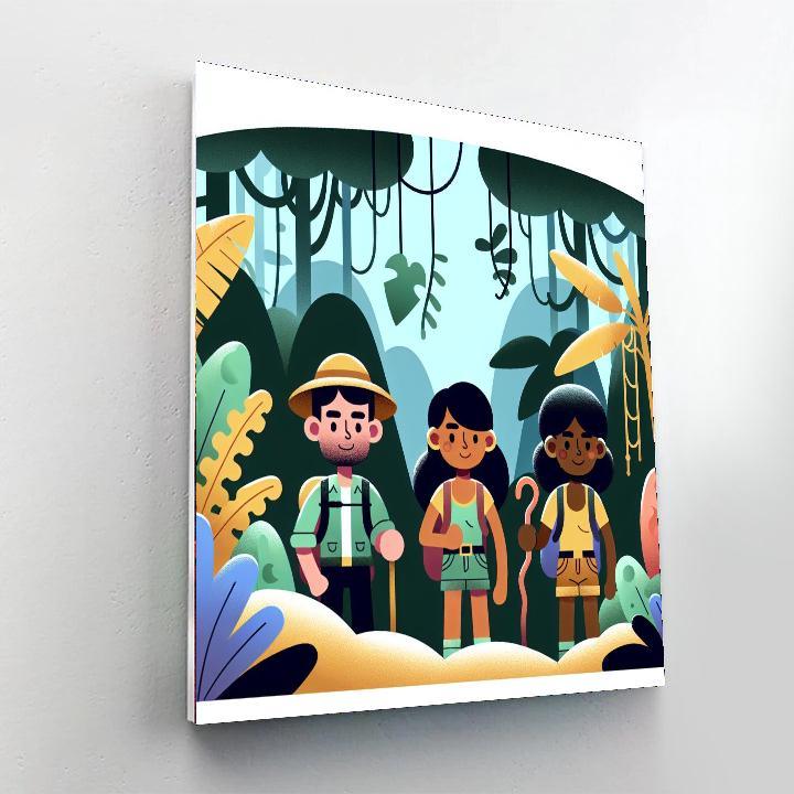 Epic Jungle Journey Numbered Painting Kits