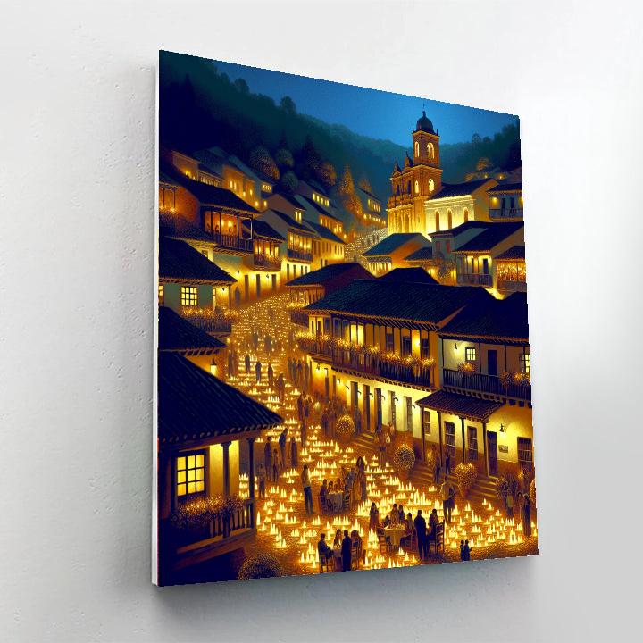 Night Of The Candles Number Painting