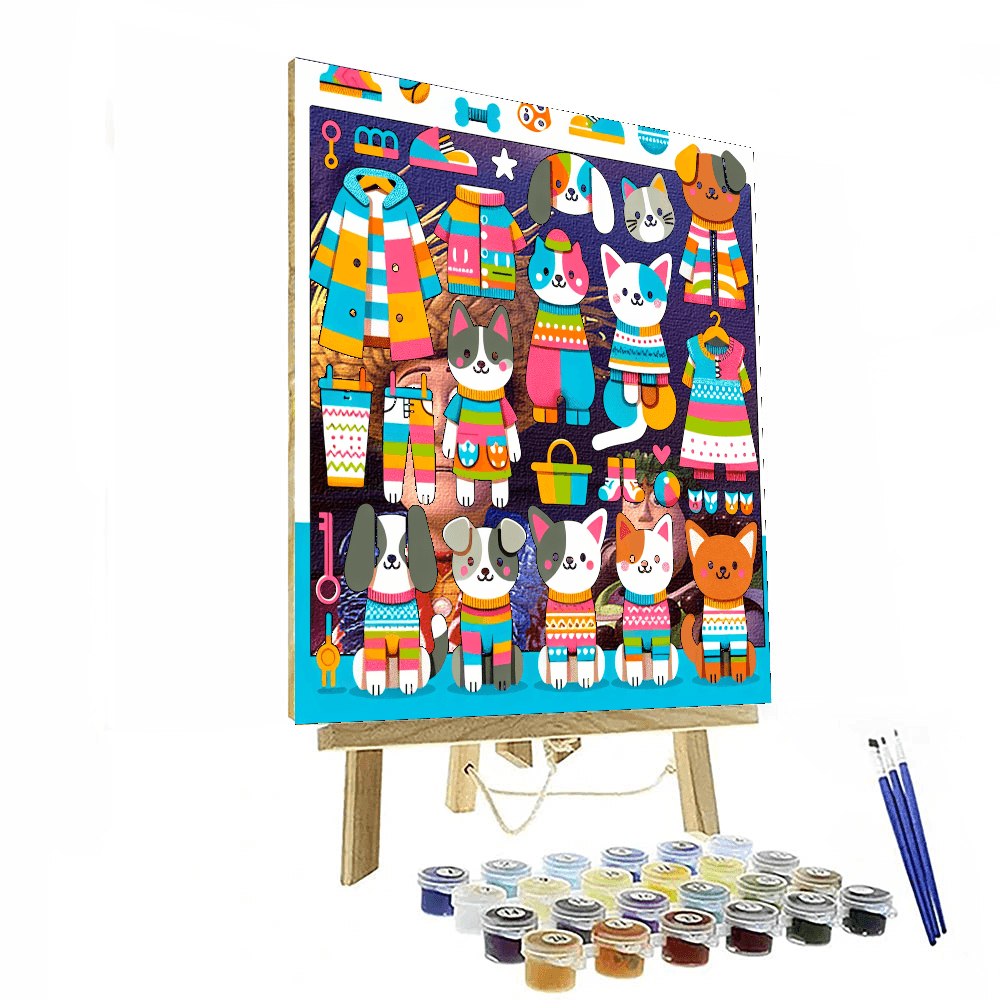 Fashion Forward Pets DIY Paint By Numbers