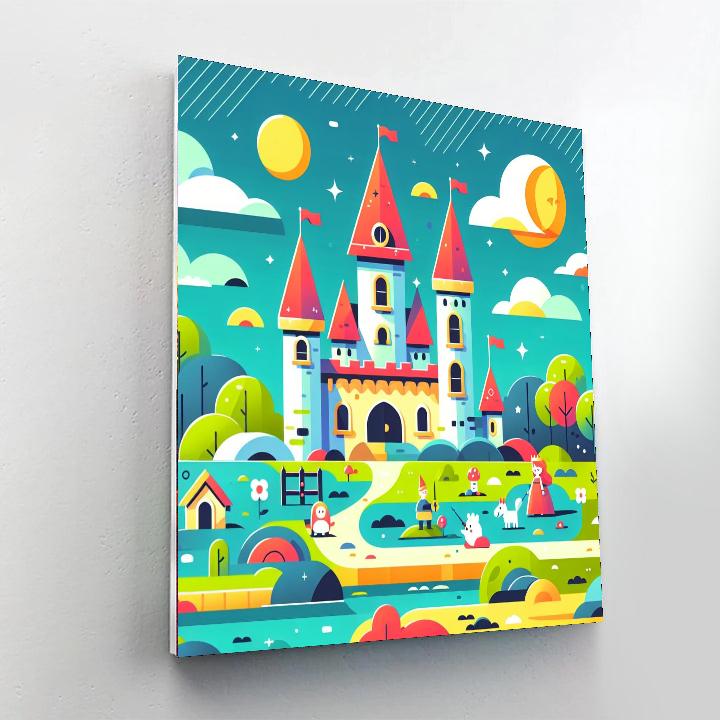 Creative Castle Craft Painting Number Kit