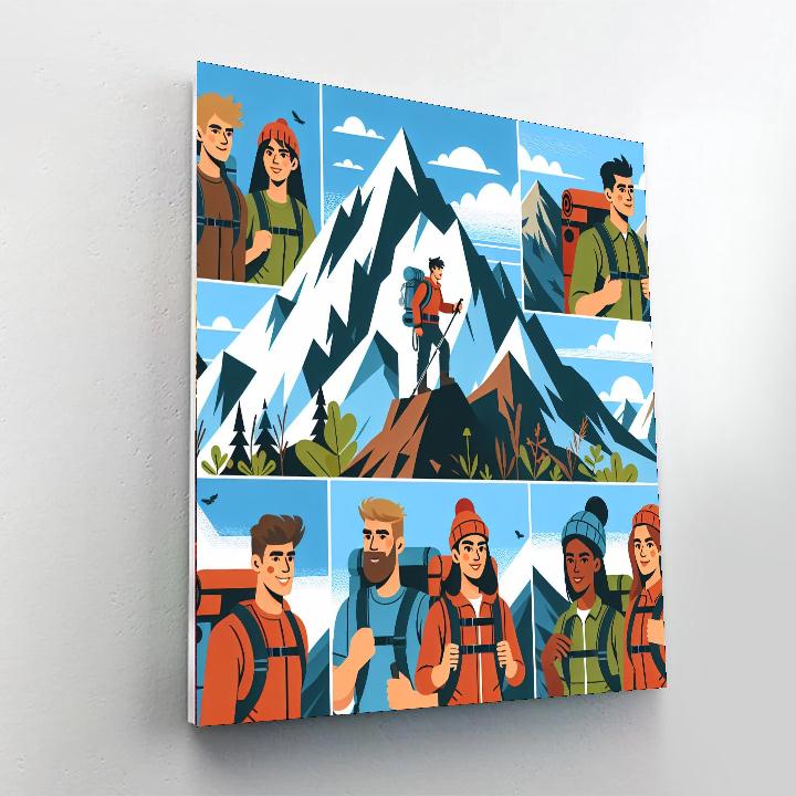 Mystic Mountains Expedition DIY Paint By Numbers