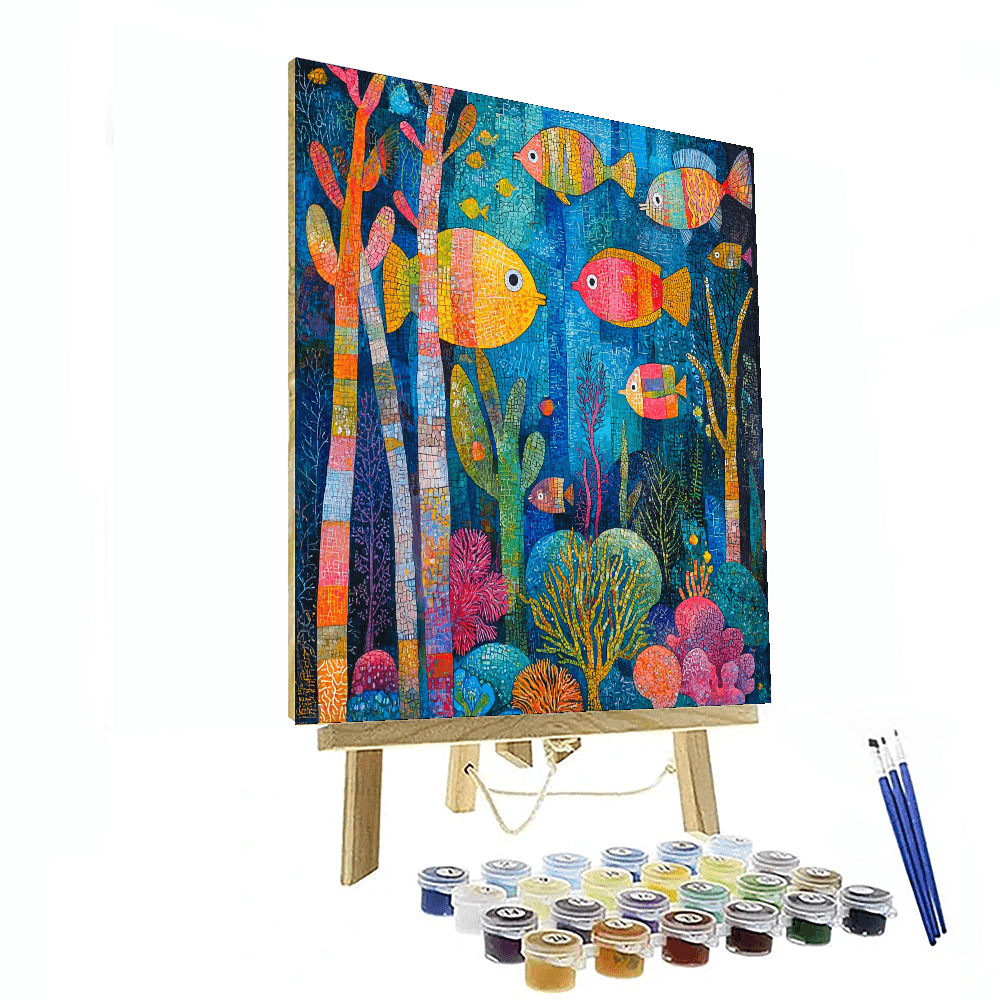 Paul Klee Inspired The Spirit Of The Ocean  Paint By Numbers Kits