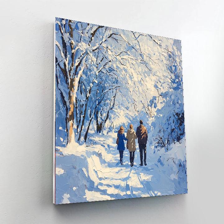 Evergreen Love Number Painting