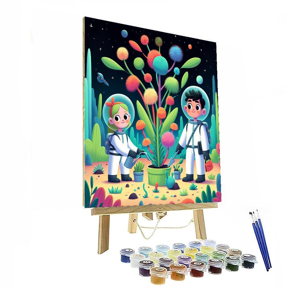 Galactic Gardening Paint By Numbers