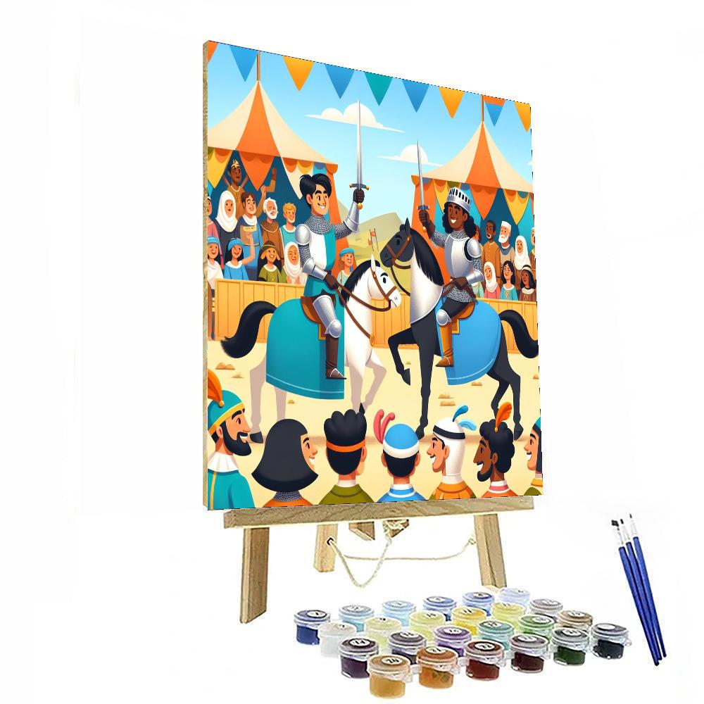 Medieval Merriment Paint By Numbers Art
