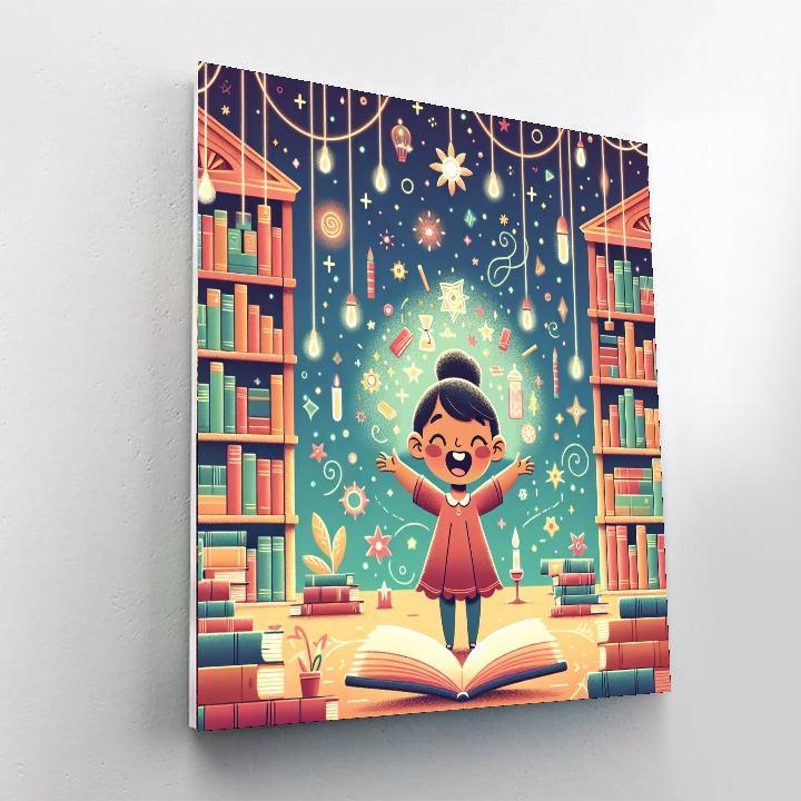 Enchanted Library Quest Paint By Numbers Kits