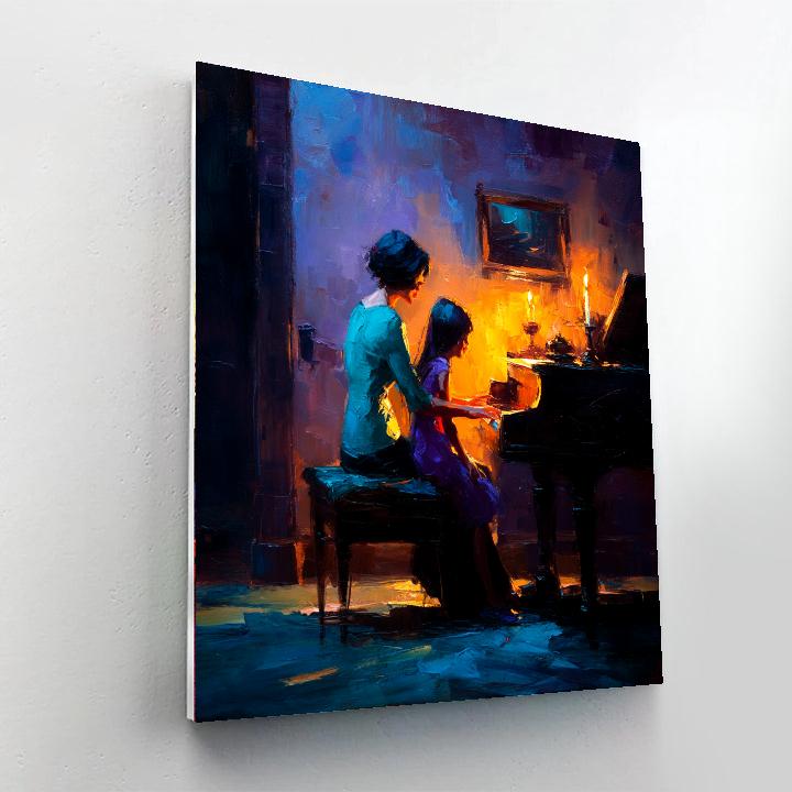 Harmonies At Twilight Paint By Color