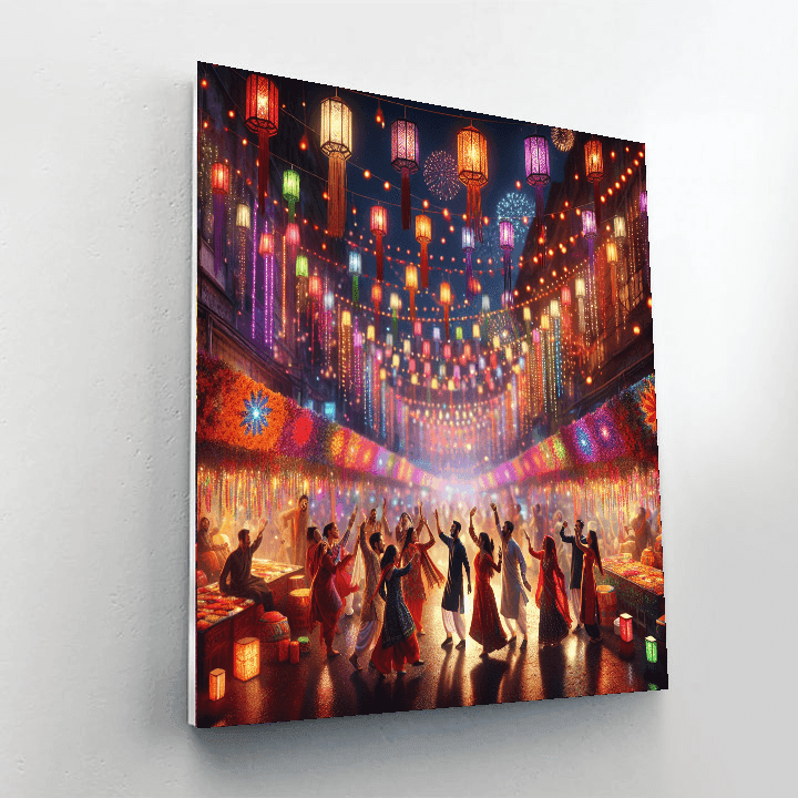 Diwali Festival Of Lights - United Kingdom Paint By Numbers Art