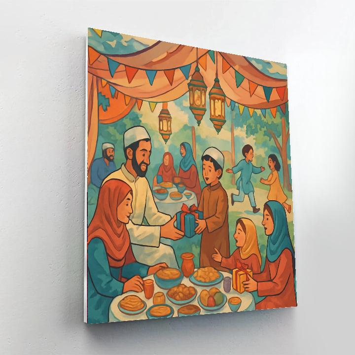 Eid Al-fitr Festival Paint By Number
