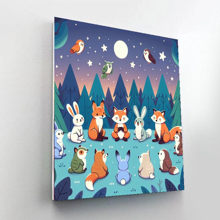 Starlit Forest Fables Paint By Color