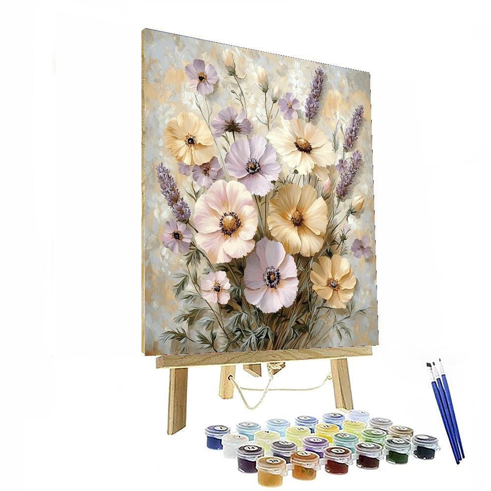 Leonardo Da Vinci Inspired Whispering Blossoms  Paint By Numbers Art