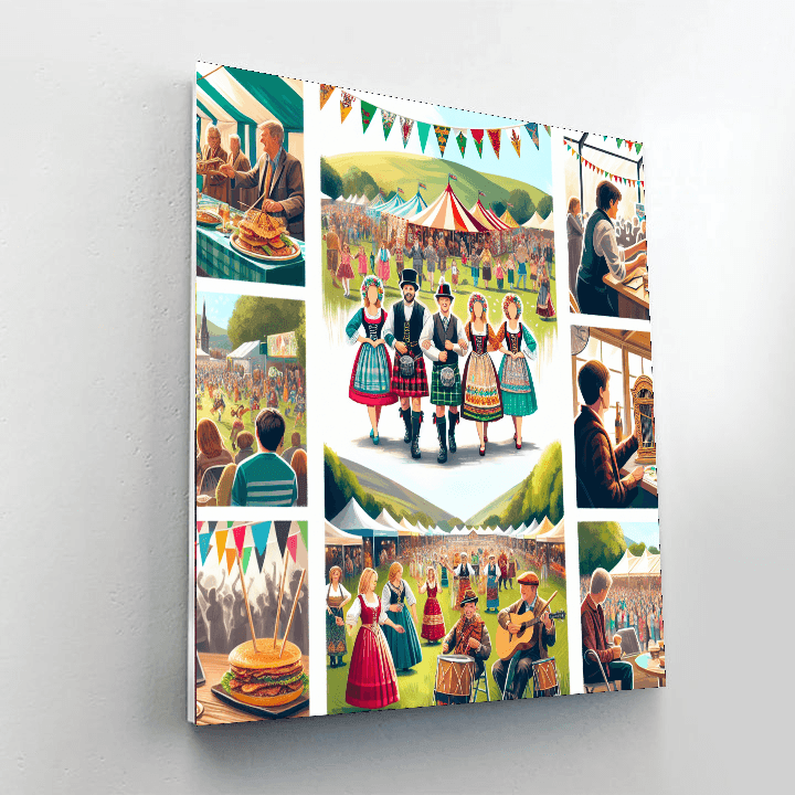 Eisteddfod - Wales DIY Paint By Numbers