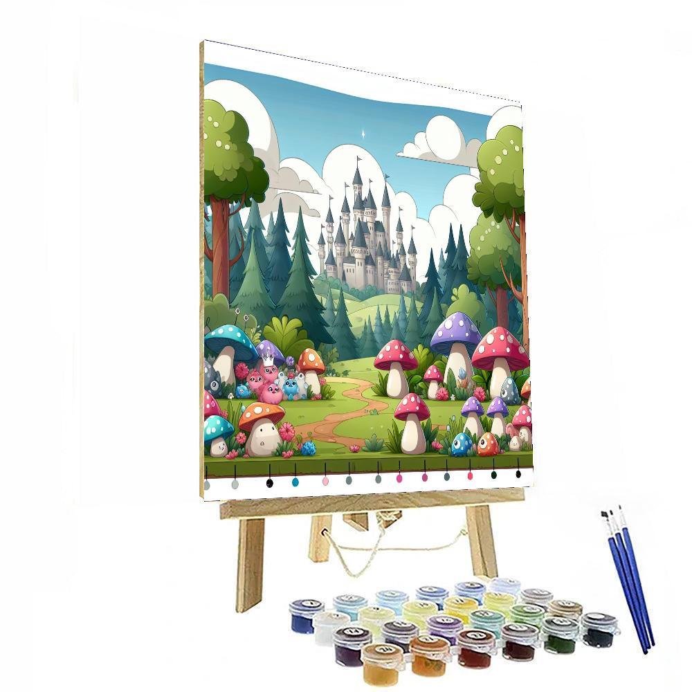 Fairytale Forest Kingdom Painting Number Kit