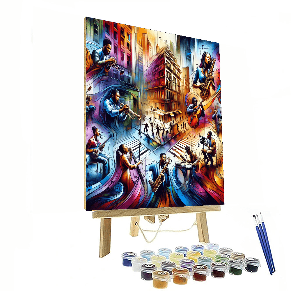 Urban Jazz Harmony Numbered Painting Kits