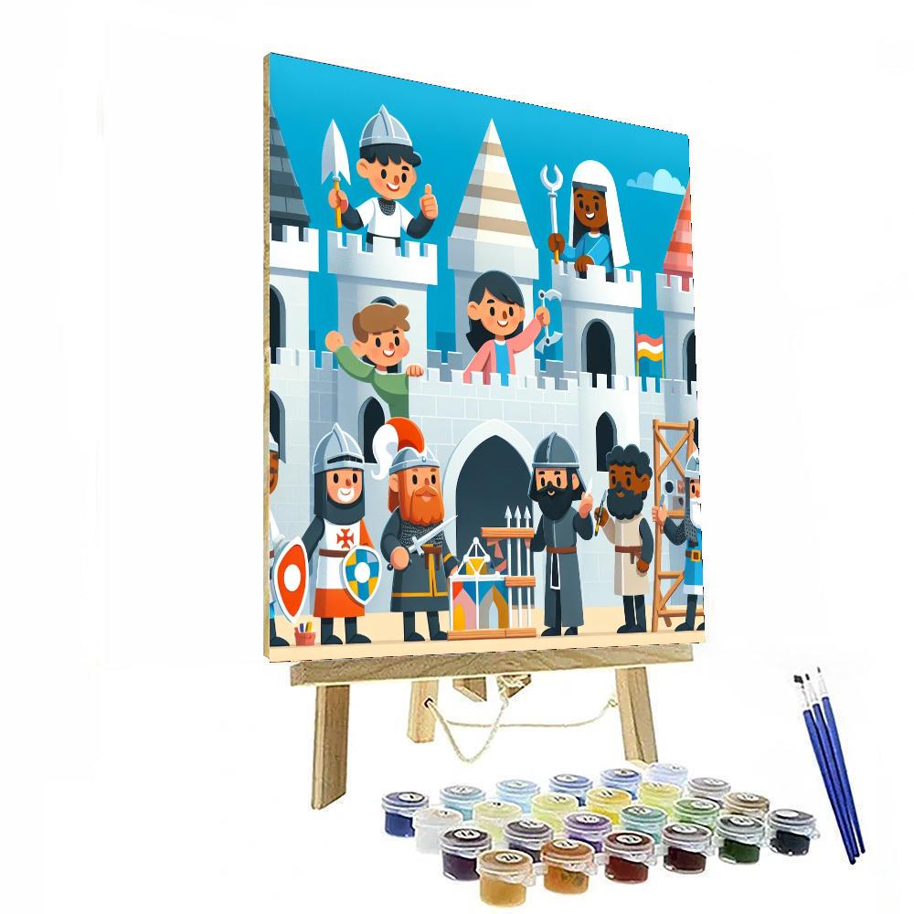 Castle Keep Number Painting