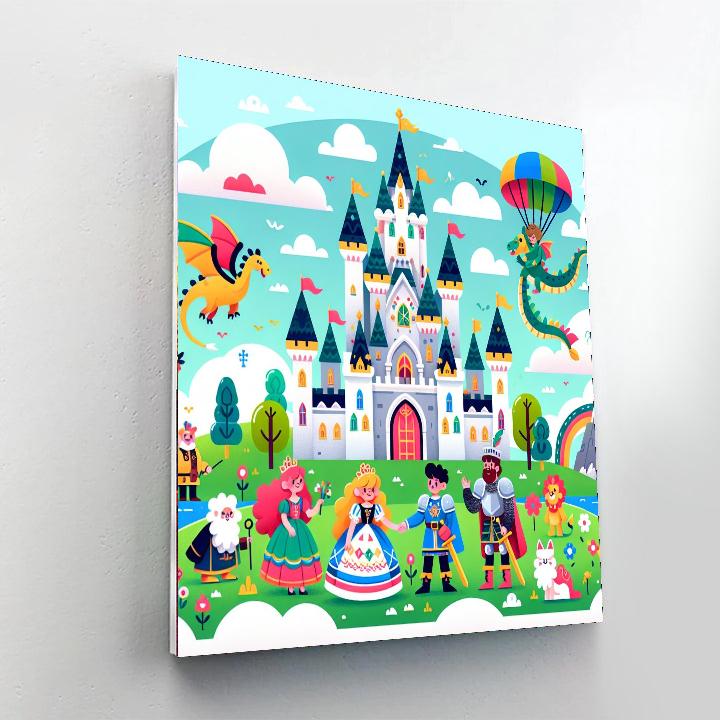 Adventure In The Magic Kingdom Number Painting