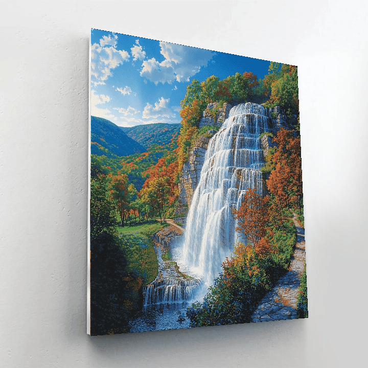 Cascada De Basaseachic Numbered Painting Kits