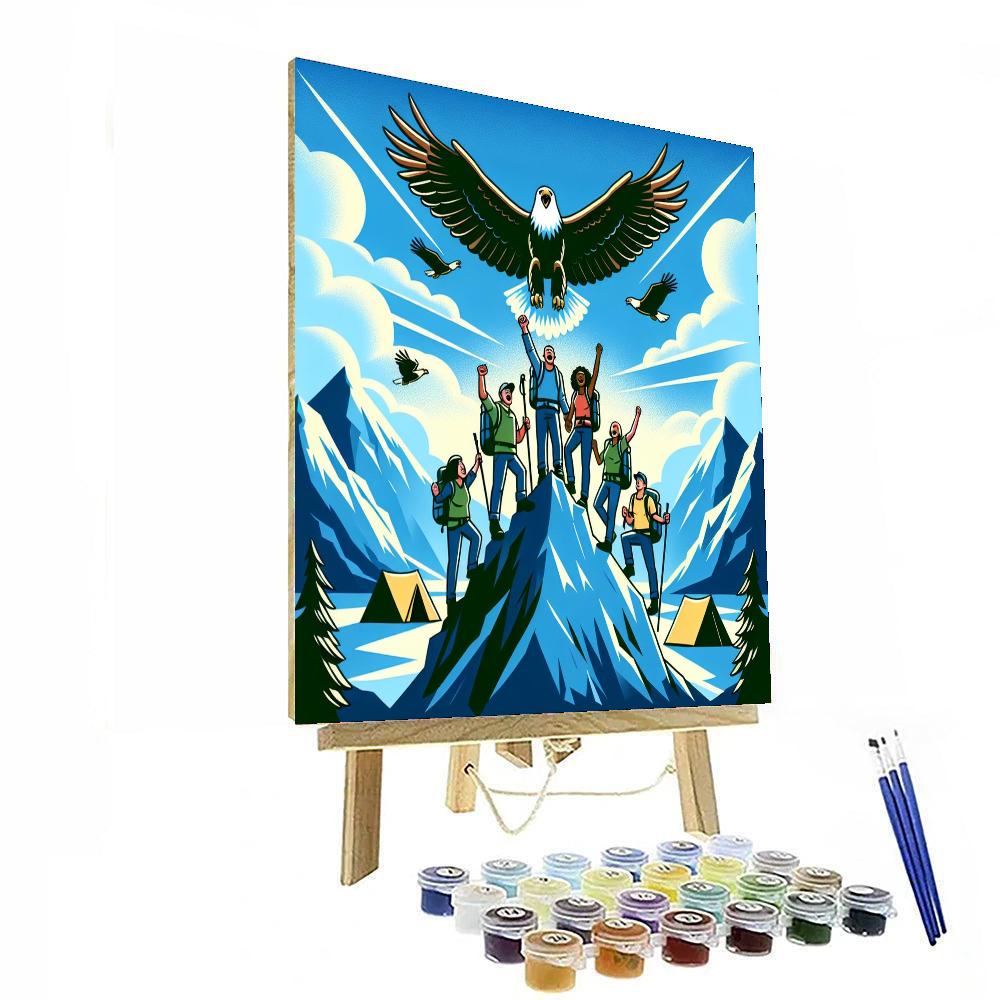 Mountain Top Adventure Number Painting