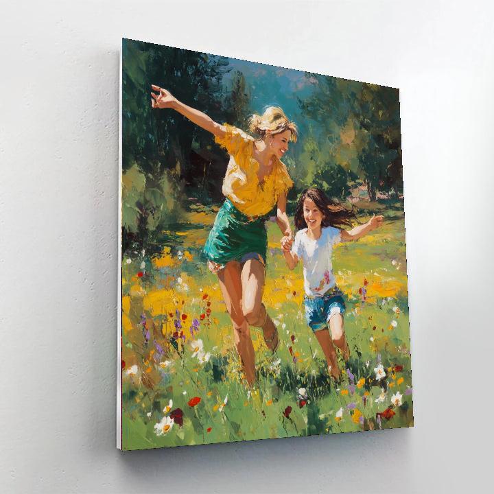 An Afternoon In The Sun DIY Paint By Numbers