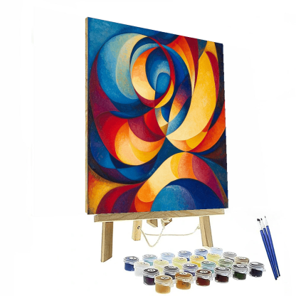 Wassily Kandinsky Inspired Fusion Of Time And Space  Paint By Color