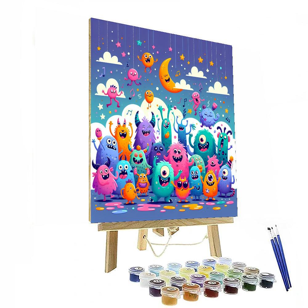 Monster Mashup Painting Number Kit