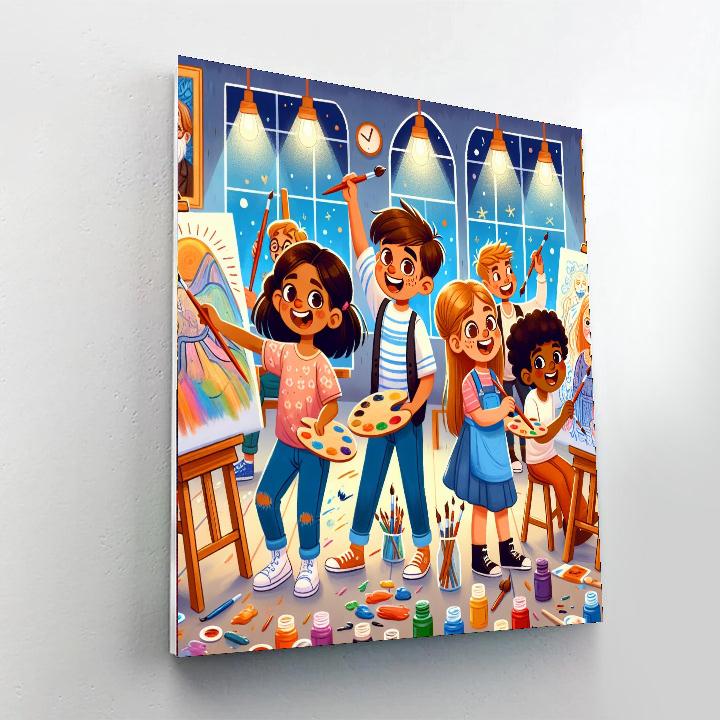 Artistic Journeys Number Painting