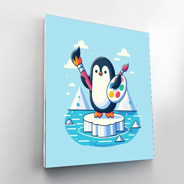 Creative Penguin Paint By Numbers