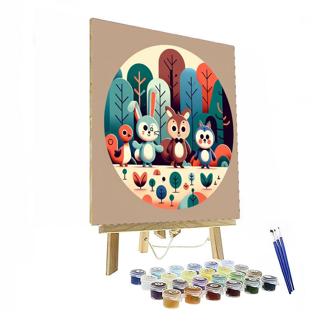 Mysterious Forest Quest Paint By Number