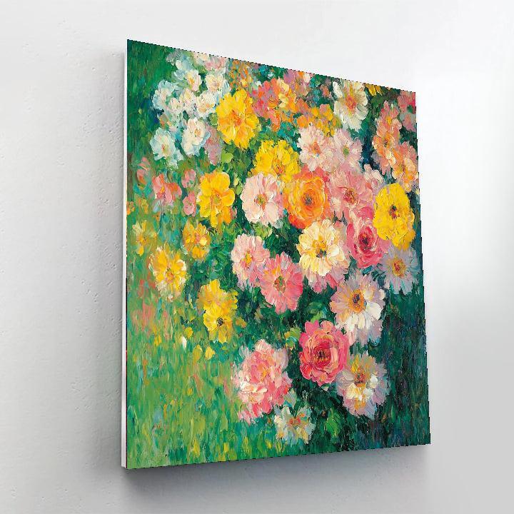 Pierre-Auguste Renoir Inspired Cascading Flora  Painting By Numbers Kit
