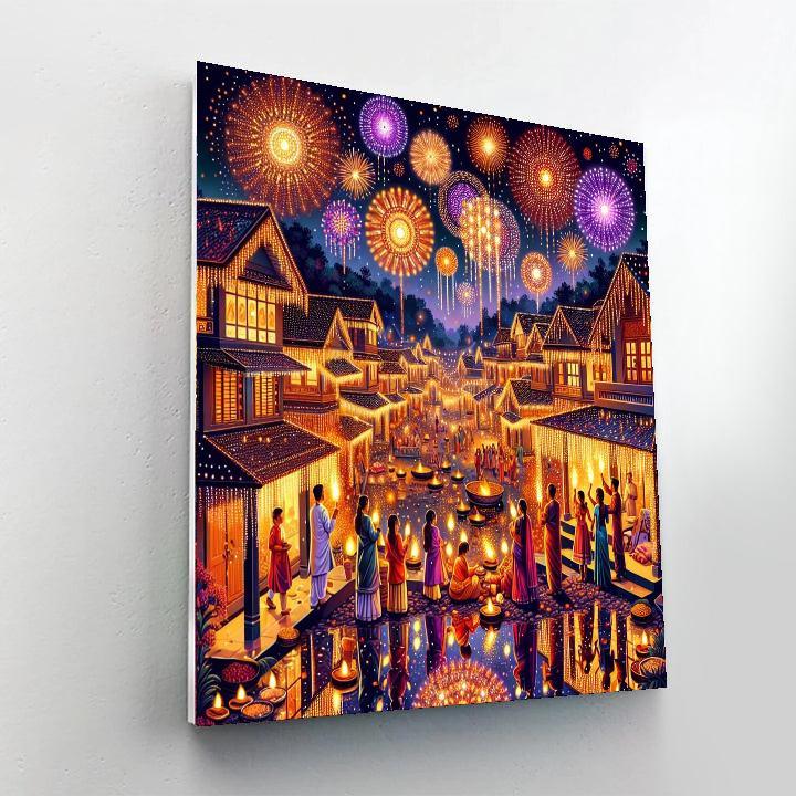 Diwali - Festival Of Lights - India Paint By Color