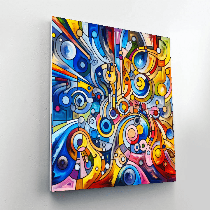 Colorful Whimsy Painting Number Kit