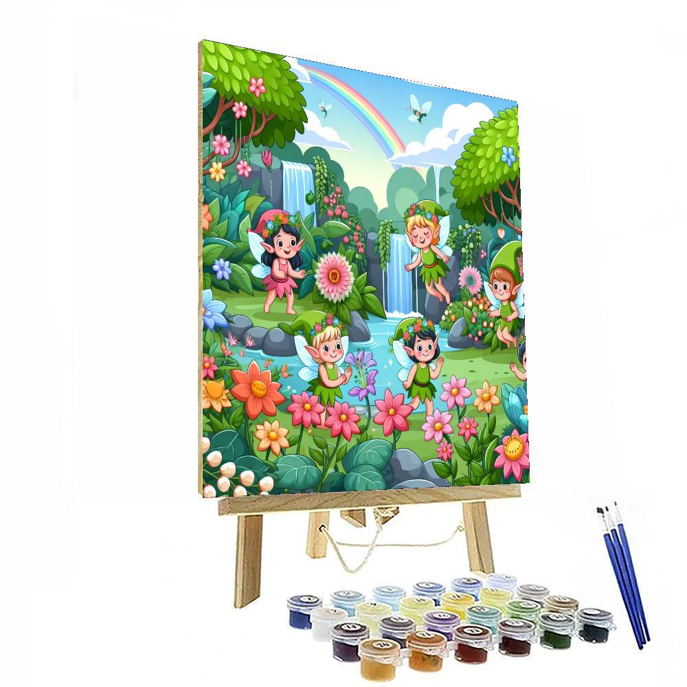 Garden Pixie Play Number Painting