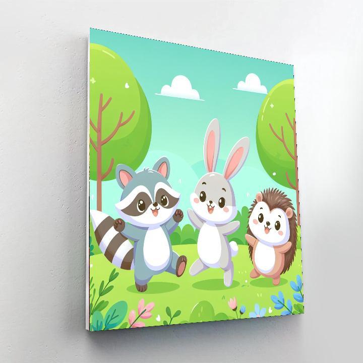 Curious Critters Painting By Numbers Kit