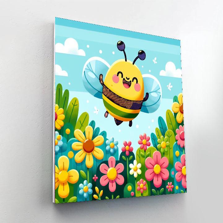 Buzzy Bumblebee Paint By Color