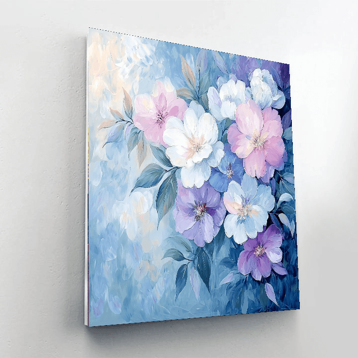 Renoir Inspired Serene Floral Symphony - DIY Painting By Numbers Kit