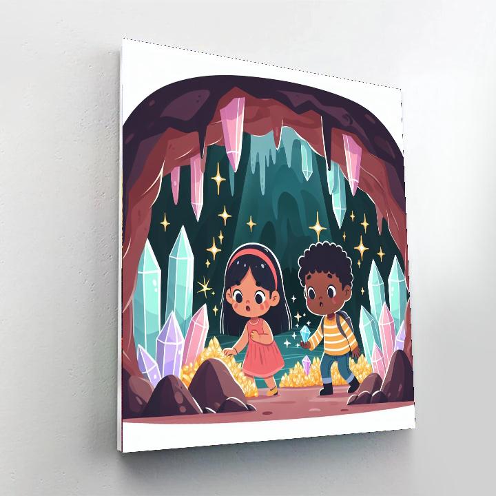 Crystalline Cave Quest Numbered Painting Kits